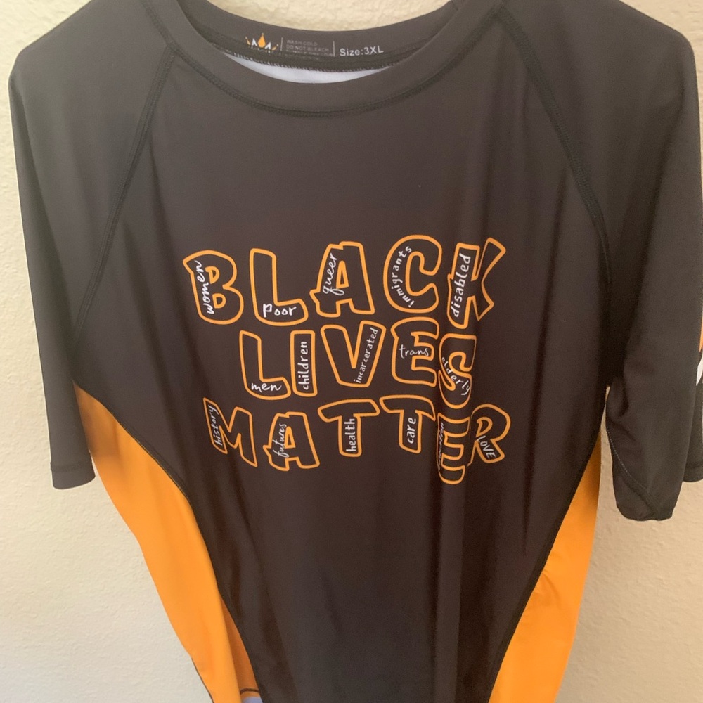 Black and Yellow Rash Guard